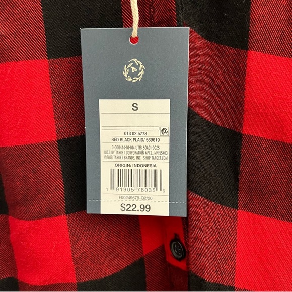 Universal Threads Red Flannel - Picture 2 of 4